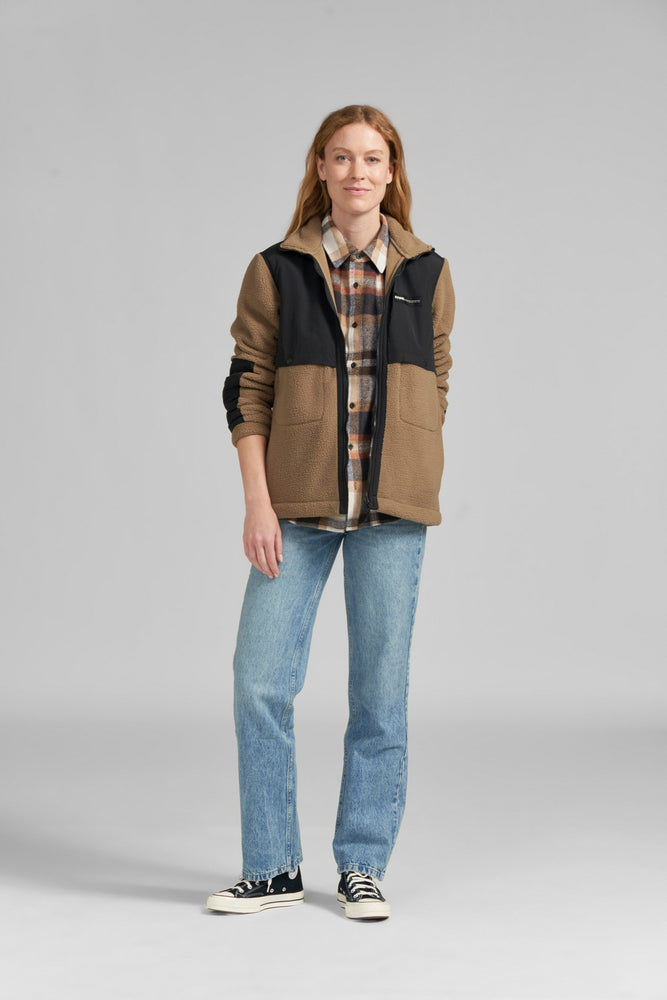 Jacke Gr. XXL SHERPA BROWN