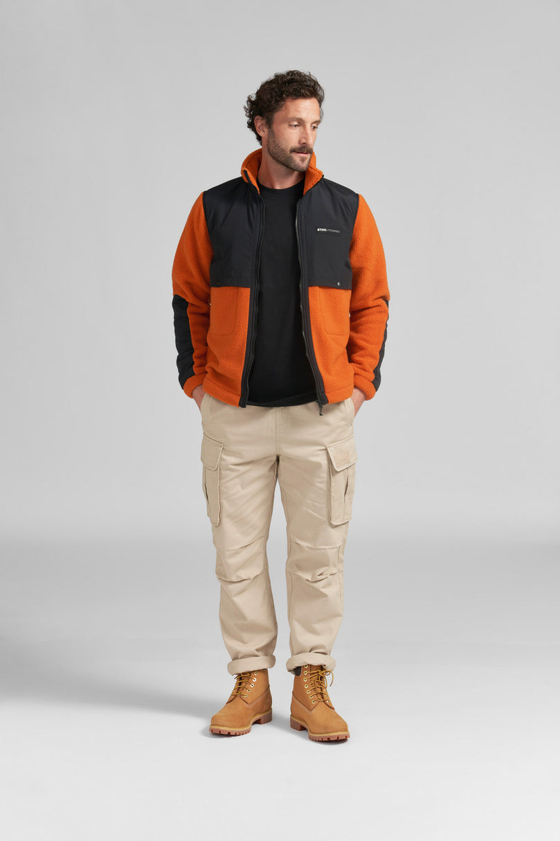 Jacke Gr. L SHERPA ORANGE