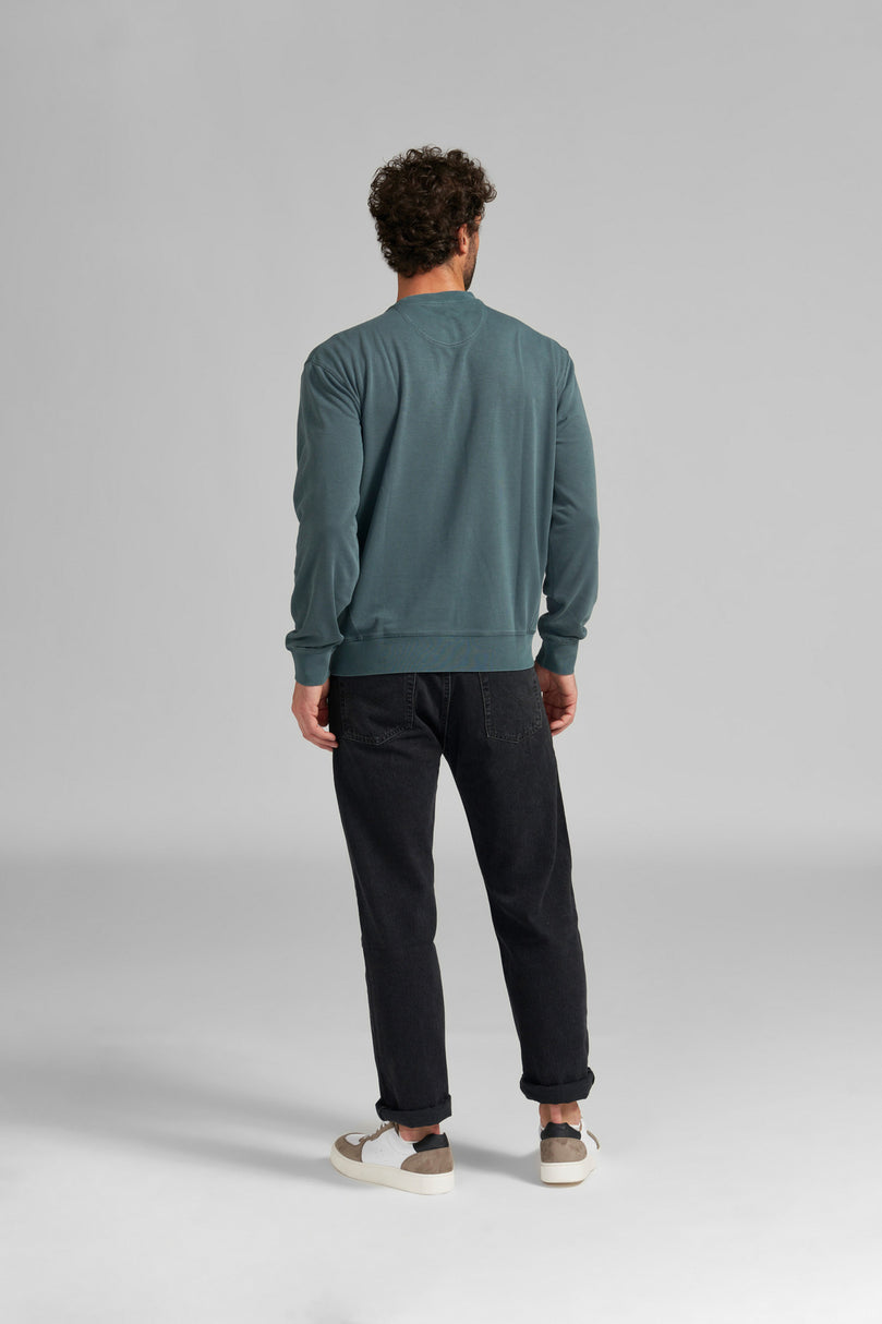 Sweatshirt Gr. XXL PIGMENT DYE PETROL