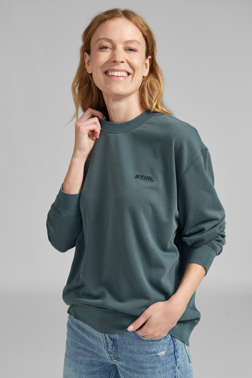 Sweatshirt Gr. M PIGMENT DYE PETROL