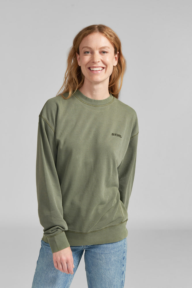 Sweatshirt Gr. XS PIGMENT DYE OLIV