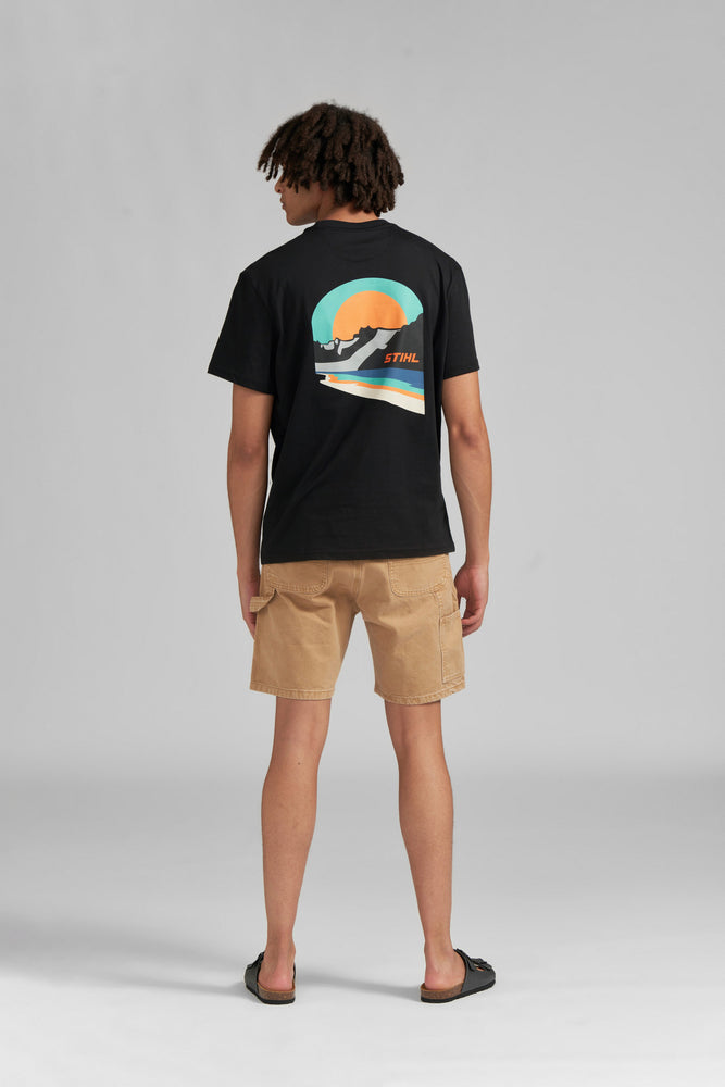 T-Shirt Gr. XL SUNSET BLACK