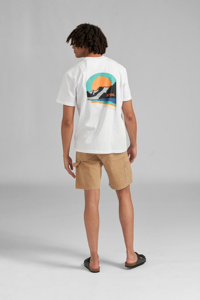 T-Shirt Gr. L SUNSET WHITE