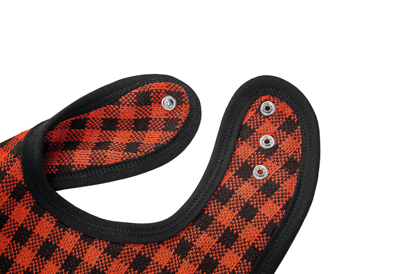 Lätzchen BABY LUMBERJACK Rot/Schwarz