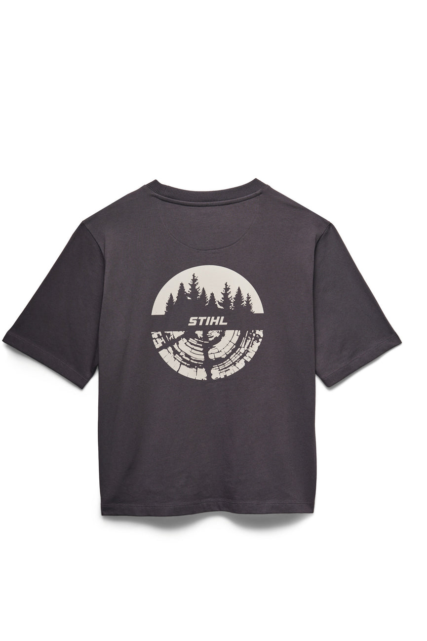 T-Shirt Gr. M Damen TREE CIRCLE Grau