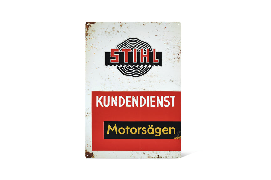 Blechschild KUNDENDIENST DIN A3