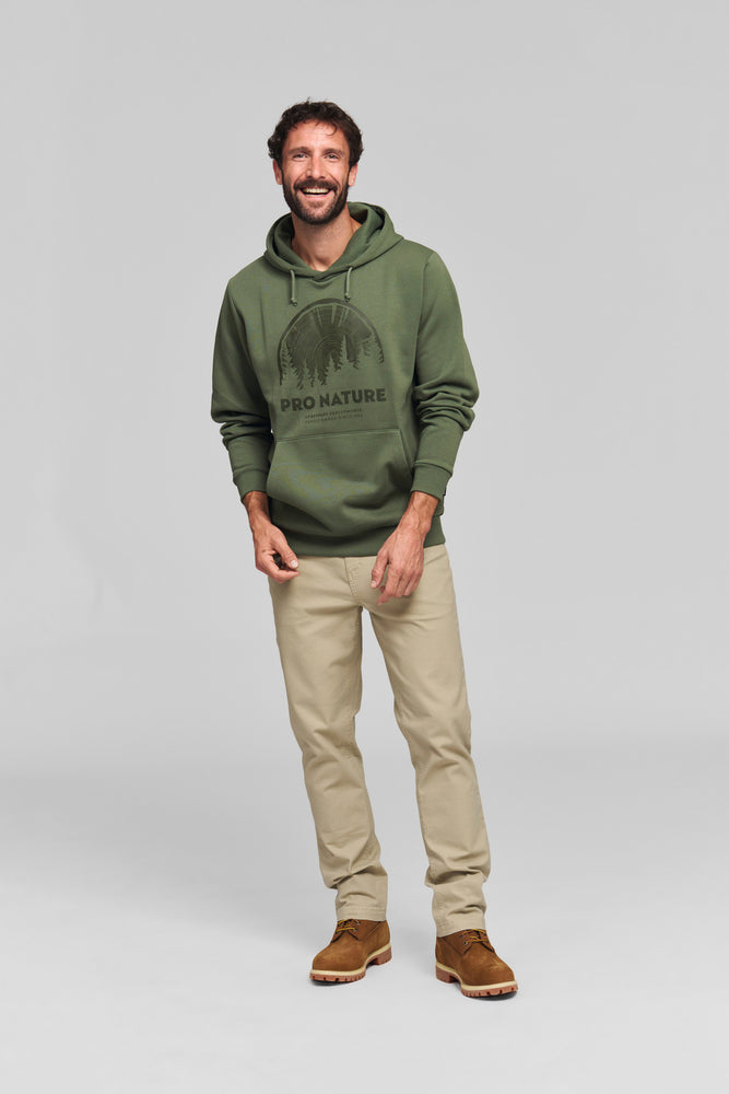 Hoodie Gr. L PRO NATURE Grün