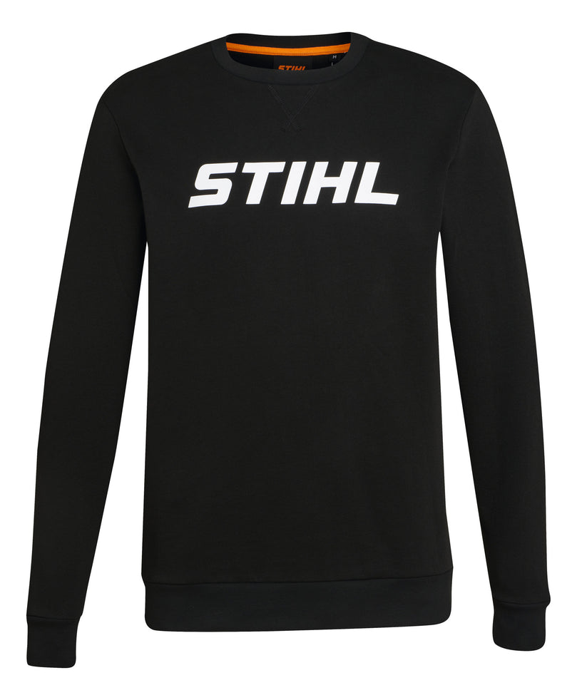 STIHL Sweatshirt LOGO WHITE schwarz, Gr. S