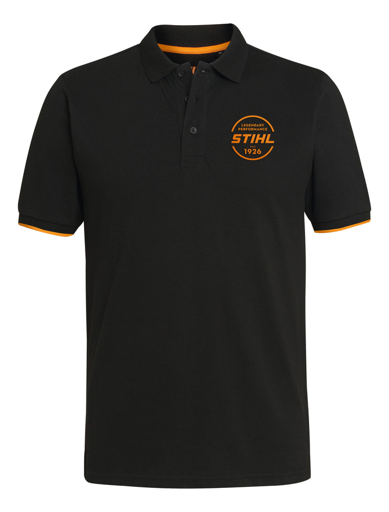 STIHL Poloshirt LOGO-CIRCLE schwarz, Gr. XL