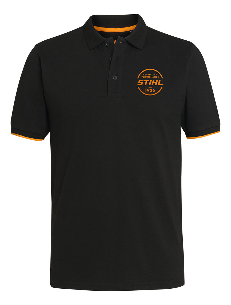 STIHL Poloshirt LOGO-CIRCLE schwarz, Gr. XL