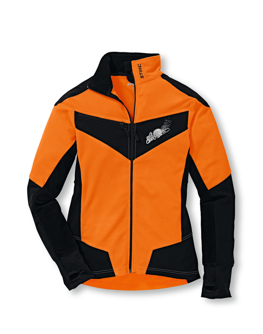 DYNAMIC, Fleecejacke Gr. M warnorange