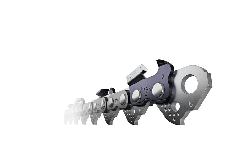 3/8", Rapid Hexa (RH), 1,6 mm, 54 Tg