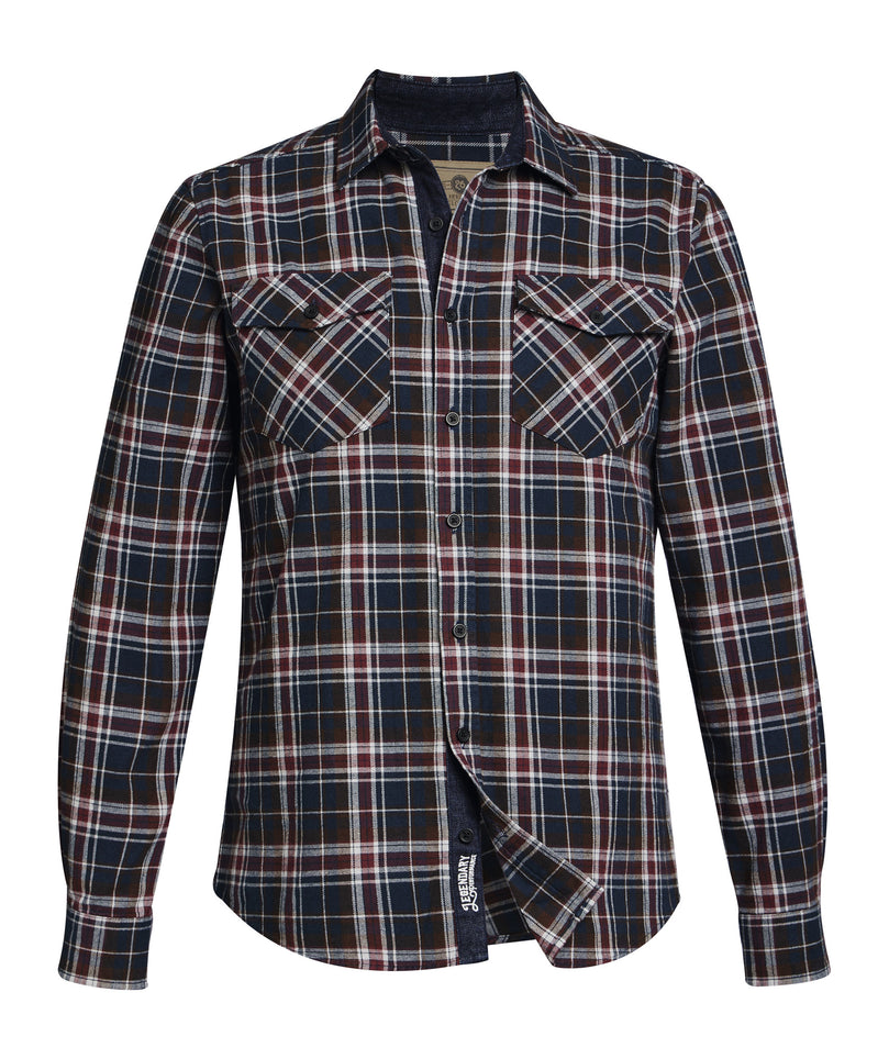Hemd Gr. XXL PLAID FLANNEL Blau / Rot