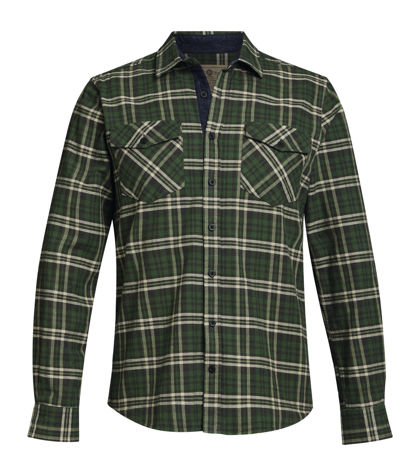 Hemd Gr. XL PLAID FLANNEL Grün