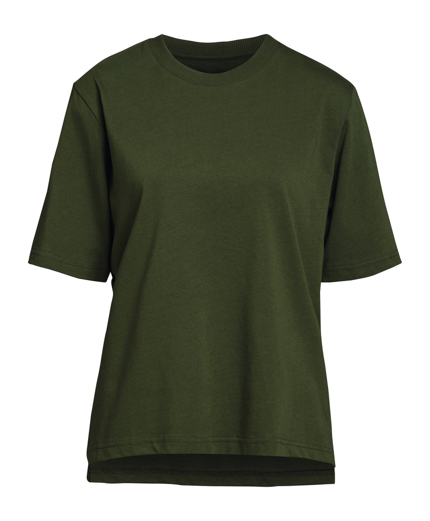T-Shirt Gr. XL Damen LOGO BACK Grün