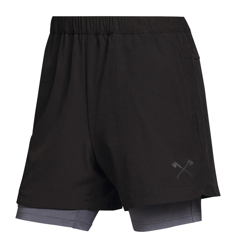 Shorts Gr. XL ATHLETIC LAYER Schwarz / Orange