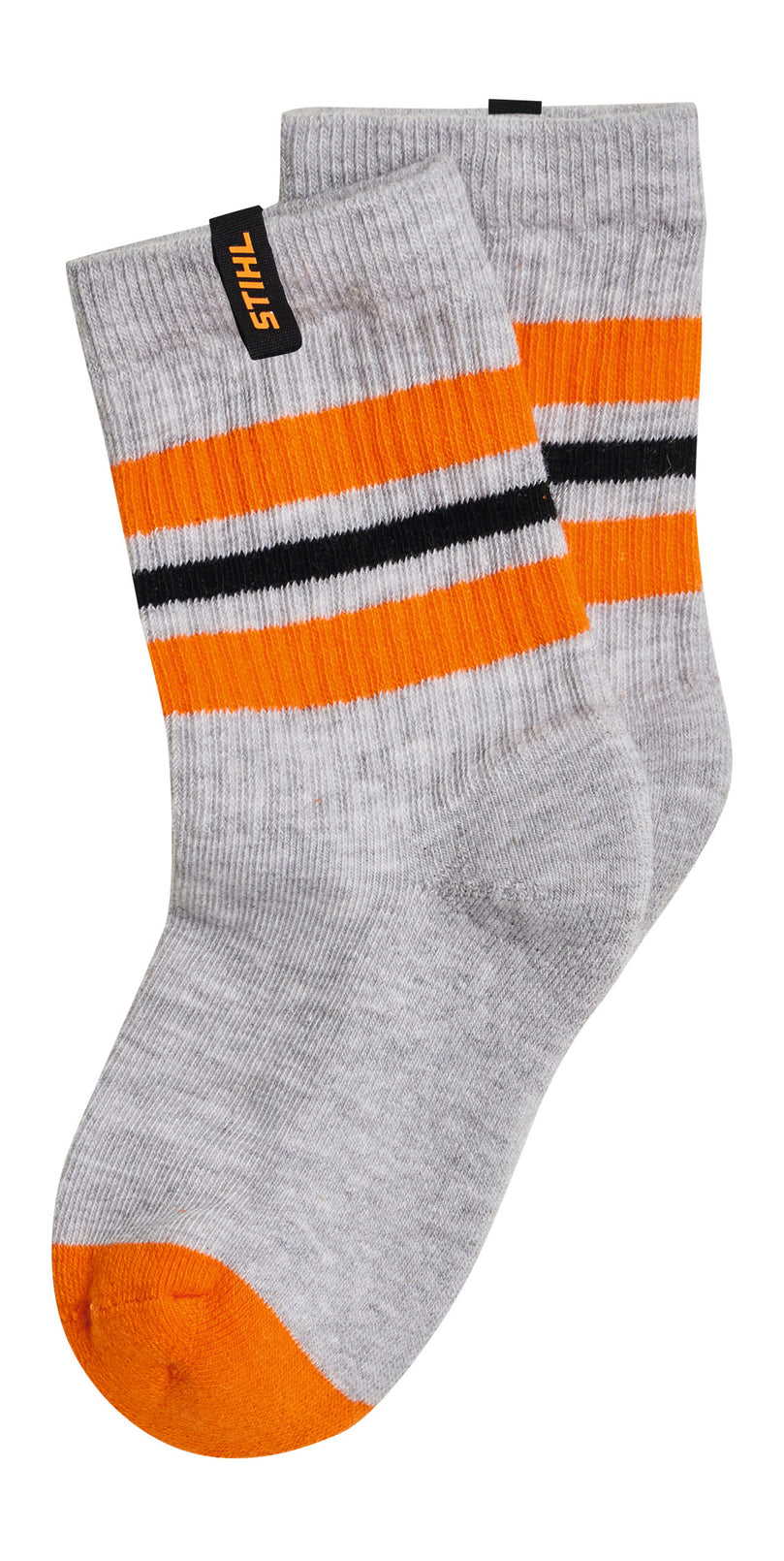 Kindersocken Gr. 25-27 3er Set STRIPES Schwarz / Weiß/ Grau