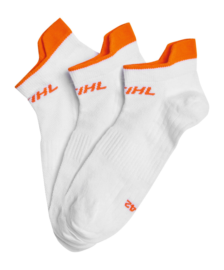 Socken Gr. 43-46 SNEAKER 3er Set Weiß