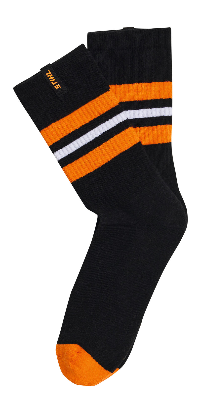 Socken Gr. 35-38 STRIPES 3er Set Schwarz / Weiß / Grau