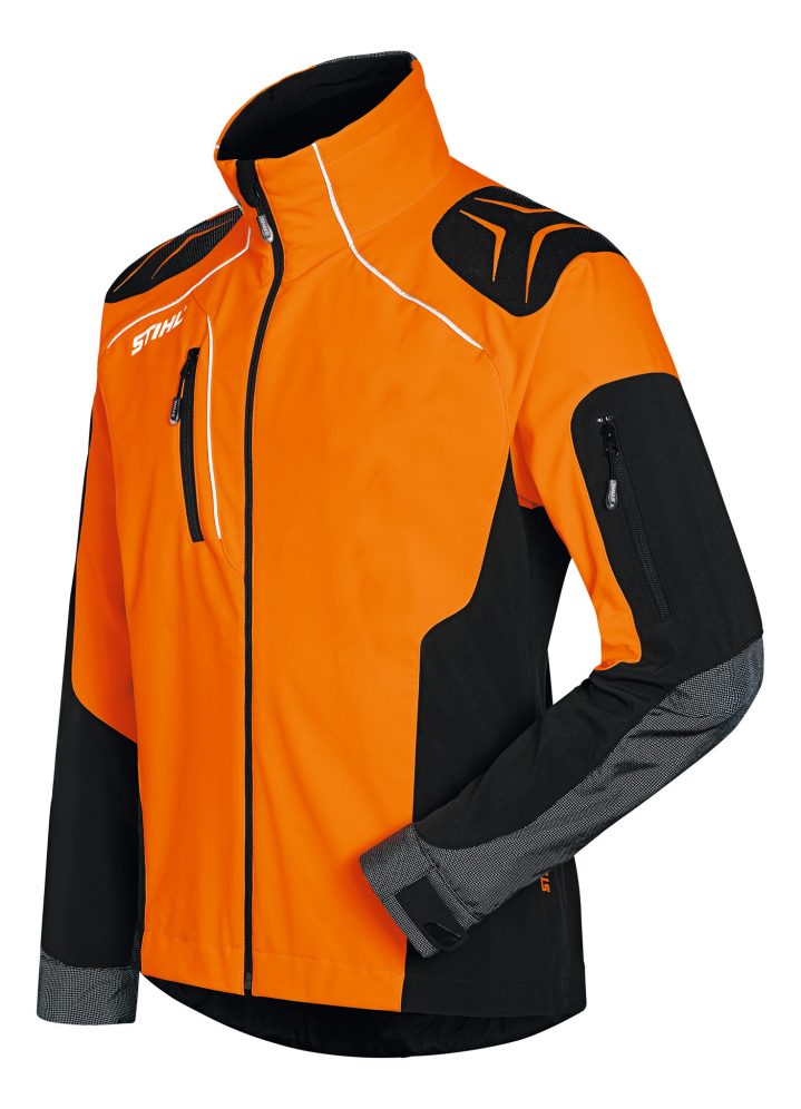 Jacke Herren ADVANCE X-SHELL orange/schwarz