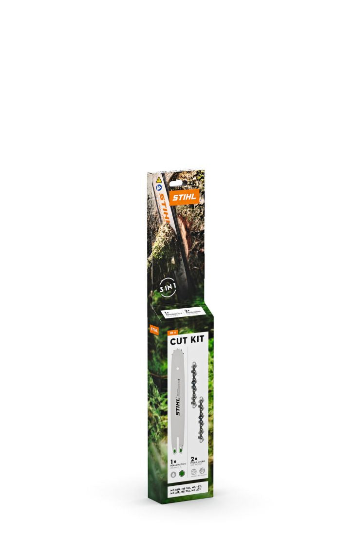 STIHL Ketten und Schienen Kits für STIHL MS 180, STIHL MS 181, STIHL MS 182, STIHL MS 211, STIHL MS 212 und STIHL MS 231